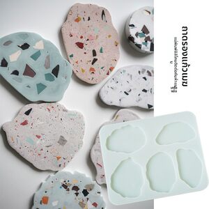 DIY aromatherapy candle candle holder silicone mold creative cloud 5-piece tray coaster base modern simple ornamental table 
DIY aromatherapy candle candle holder silicone mold creative cloud 5-piece tray coaster base modern simple ornamental table
