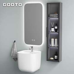 Smart bathroom mirror cabinet bathroom defogged mirror with light storage space aluminum wall-mounted mirror cabinet mirror box without Smart bathroom mirror cabinet bathroom defogged mirror with light storage space aluminum wall-mounted mirror cabinet mirror box without
