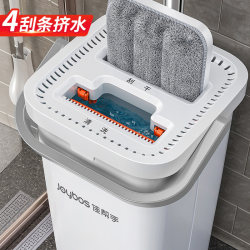 German hand-washable mop household lazy flat mop artifact one mop clean dry and wet two W use mop bucket one German hand-washable mop household lazy flat mop artifact one mop clean dry and wet two W use mop bucket one