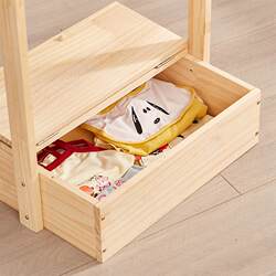 IL solid wood small pet clothes hanger floor-standing dog cat hanging clothes storage rack wardrobe wardrobe small IL solid wood small pet clothes hanger floor-standing dog cat hanging clothes storage rack wardrobe wardrobe small