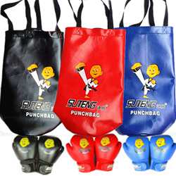 Sagitar kids empty sandbags set 2 pieces for children, boxing gloves for children, household hanging fighting Sanda sandbags Sagitar kids empty sandbags set 2 pieces for children, boxing gloves for children, household hanging fighting Sanda sandbags
