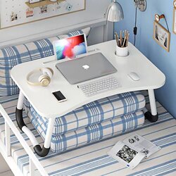 Bed desk, computer folding table, bed for eating, primary school student dormitory homework desk, shrinkable dining table Bed desk, computer folding table, bed for eating, primary school student dormitory homework desk, shrinkable dining table