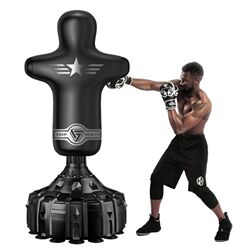 Boxing sandbag vertical household tumbler sandbag children's adult glove set humanoid taekwondo catharsis equipment Boxing sandbag vertical household tumbler sandbag children's adult glove set humanoid taekwondo catharsis equipment