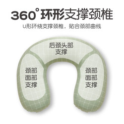 Aloline buckwheat neck protection pillow U-shaped airplane travel portable pillow neck protection office nap U-shaped hard pillow Aloline buckwheat neck protection pillow U-shaped airplane travel portable pillow neck protection office nap U-shaped hard pillow