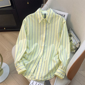 Spring and autumn pure cotton oxford long-sleeved shirt tops for women 
Spring and autumn pure cotton oxford long-sleeved shirt tops for women