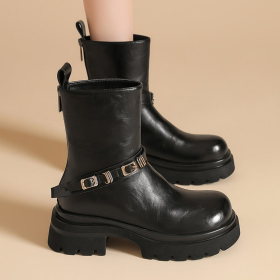 Black British style Martin boots for women 2025 autumn and winter new fashion fashion boots fashionable and high-end versatile boots
Black British style Martin boots for women 2025 autumn and winter new fashion fashion boots fashionable and high-end versatile boots