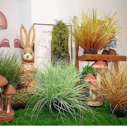 Artificial Grass, Fake Grass, Onion Grass, Nordic Style, Artificial Single Reed, Indoor Artificial Plant Decoration Artificial Grass, Fake Grass, Onion Grass, Nordic Style, Artificial Single Reed, Indoor Artificial Plant Decoration