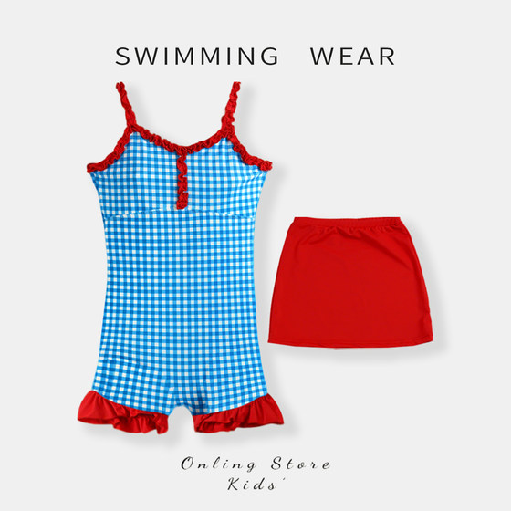 Girls swimsuits, medium and big children 2025 new style girl princess one-piece swimsuit, hot spring vacation fashion plaid swimsuit
Girls swimsuits, medium and big children 2025 new style girl princess one-piece swimsuit, hot spring vacation fashion plaid swimsuit