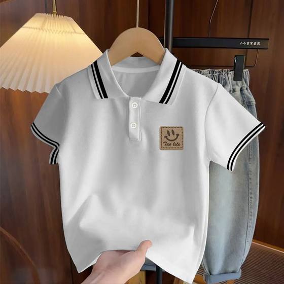 Zhongda Tong's new summer POLO shirt baby short-sleeved top casual and fashionable children's boys versatile clothes trendy
Zhongda Tong's new summer POLO shirt baby short-sleeved top casual and fashionable children's boys versatile clothes trendy