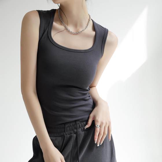 White pure cotton vest suit with inner sleeveless suspender for women in spring, summer and autumn, hot girl size
White pure cotton vest suit with inner sleeveless suspender for women in spring, summer and autumn, hot girl size