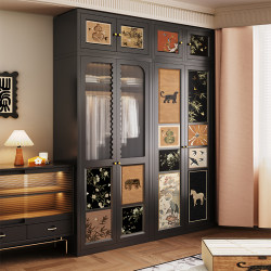 Merstar Carbon Steel Retro Wardrobe Bedroom For Home French Style Metal Storage Cabinet Antique Iron Storage Wardrobe Merstar Carbon Steel Retro Wardrobe Bedroom For Home French Style Metal Storage Cabinet Antique Iron Storage Wardrobe
