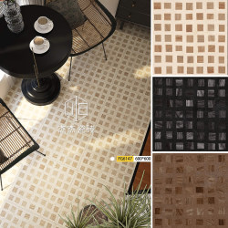 French-Style Vintage Tiles, Guesthouse Tiles, Wood-Grain Checkered Terrazzo, Antique Tiles, Kitchen and Bathroom Floor Tiles French-Style Vintage Tiles, Guesthouse Tiles, Wood-Grain Checkered Terrazzo, Antique Tiles, Kitchen and Bathroom Floor Tiles