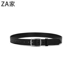 Za Brand Niche Original High-End Pin Buckle Belt, Simple 2025 New Model, Unisex Versatile Jeans Belt Za Brand Niche Original High-End Pin Buckle Belt, Simple 2025 New Model, Unisex Versatile Jeans Belt