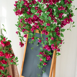 Artificial Bougainvillea Vines for Storefront Decoration, Landscaping, and Covering Pipes for Beautification Artificial Bougainvillea Vines for Storefront Decoration, Landscaping, and Covering Pipes for Beautification