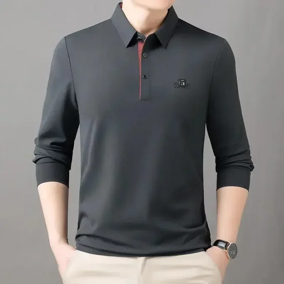 Beilufeng 2025 new men's marks without men's long-sleeved POLO shirt T-shirt for business men's loose casual free ironing
Beilufeng 2025 new men's marks without men's long-sleeved POLO shirt T-shirt for business men's loose casual free ironing