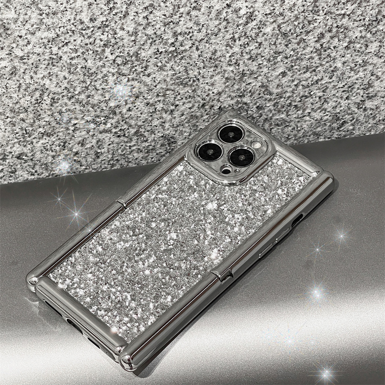 Girls New Sequins Glitter Bling Luxury Kickstand Electroplated 15, 14, 13, 12 iPhone Case