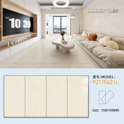 Guangdong Foshan ceramic tile floor tiles 750x1500 living room bedroom gray large slab full body marble anti-slip floor tiles Guangdong Foshan ceramic tile floor tiles 750x1500 living room bedroom gray large slab full body marble anti-slip floor tiles