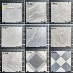 Kitchen bathroom small floor tiles 400x400 non-slip wear-resistant floor tiles balcony tiles bathroom antique tiles gray Kitchen bathroom small floor tiles 400x400 non-slip wear-resistant floor tiles balcony tiles bathroom antique tiles gray