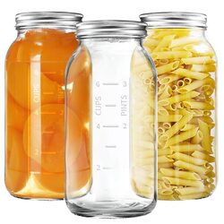 64 oz 1.9L large capacity glass storage jar 64 oz 1.9L large capacity glass storage jar