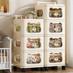 Storage Rack Snack Cart For Home Shelf Floor-standing Drawer-type Multi-layer Storage Cabinet Baby Toy Storage Rack Storage Rack Snack Cart For Home Shelf Floor-standing Drawer-type Multi-layer Storage Cabinet Baby Toy Storage Rack