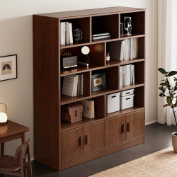 Solid Wood Bookshelf Storage Rack Floor-To-Ceiling Living Room Home Integrated Wall Storage Cabinet Storage Cabinet Student Multi-Layer Bookcase Solid Wood Bookshelf Storage Rack Floor-To-Ceiling Living Room Home Integrated Wall Storage Cabinet Storage Cabinet Student Multi-Layer Bookcase