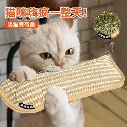 Catnip Cat Toy Pillow for Self-Entertainment, Boredom Relief, Teeth Grinding, Durable Chewable, Teeth Cleaning, Cat Scratching Board, Energy-Consuming Supplies Catnip Cat Toy Pillow for Self-Entertainment, Boredom Relief, Teeth Grinding, Durable Chewable, Teeth Cleaning, Cat Scratching Board, Energy-Consuming Supplies