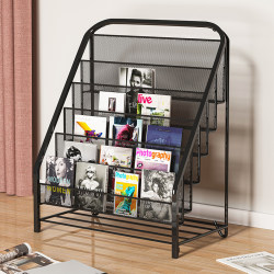 Newspaper Rack, Book and Newspaper Display Rack, Magazine Storage Rack, Display Rack, Multi-Layer Storage Rack, Floor-Standing Newspaper and Promotional Material Rack Newspaper Rack, Book and Newspaper Display Rack, Magazine Storage Rack, Display Rack, Multi-Layer Storage Rack, Floor-Standing Newspaper and Promotional Material Rack