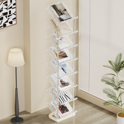 Nordic Floor-Standing Bookshelf ins Transparent Shelves Wall-Mounted Storage Rack for Home Living Room Newspaper and Picture Book Display Rack Multi-Layer Trendy Magazine Storage Rack Office Document and Flyer Display Rack Nordic Floor-Standing Bookshelf ins Transparent Shelves Wall-Mounted Storage Rack for Home Living Room Newspaper and Picture Book Display Rack Multi-Layer Trendy Magazine Storage Rack Office Document and Flyer Display Rack