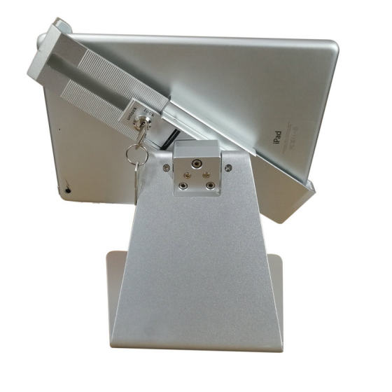 Tablet iPad computer stand with lock rotatable desktop display cash register order fixed horizontal and vertical tilt bracket
Tablet iPad computer stand with lock rotatable desktop display cash register order fixed horizontal and vertical tilt bracket