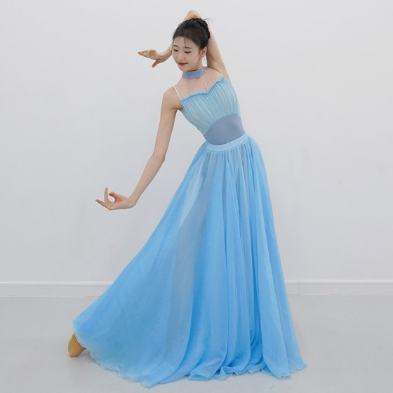 Wuyue original dance skirt waiting for the clouds to bloom. The dance performance skirt Jiangnan flying geese
Wuyue original dance skirt waiting for the clouds to bloom. The dance performance skirt Jiangnan flying geese