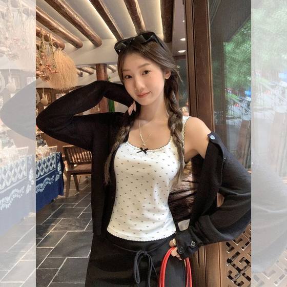 Women's Printed Bow New Style Pure Summer 2025 Hot Girl Top Base Sling Vest Cat Claw Beautiful Back
Women's Printed Bow New Style Pure Summer 2025 Hot Girl Top Base Sling Vest Cat Claw Beautiful Back
