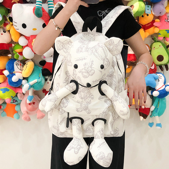 This year's popular cartoon bear backpack women's large-capacity Oxford cloth girls go out backpack class travel school bag 
This year's popular cartoon bear backpack women's large-capacity Oxford cloth girls go out backpack class travel school bag