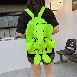 2025 new personalized elephant cartoon men and women universal backpack large capacity travel nylon cloth student school bag 
2025 new personalized elephant cartoon men and women universal backpack large capacity travel nylon cloth student school bag