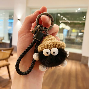 mink hair small coal ball bag pendant plush doll bag hanging decoration school bag pendant car key chain ladies 
mink hair small coal ball bag pendant plush doll bag hanging decoration school bag pendant car key chain ladies