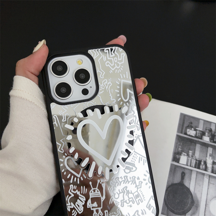 Keith Haring Art Style New 15, 14, 13, 12 iPhone Case