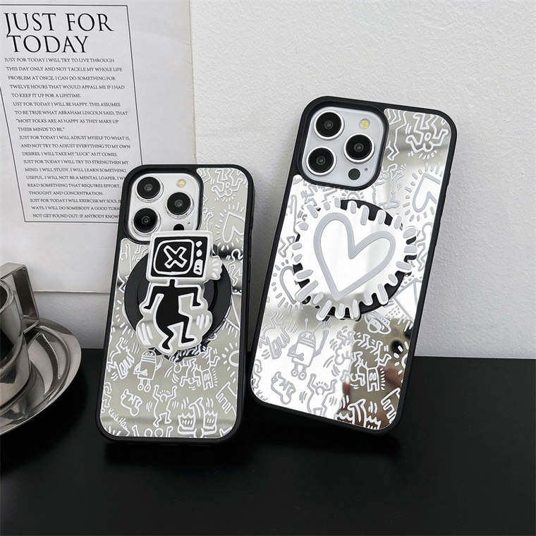 Keith Haring Art Style New 15, 14, 13, 12 iPhone Case