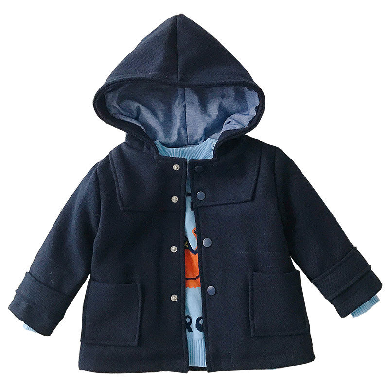 Starone Baby Winter Jacket Thickened College Style Hooded Coat