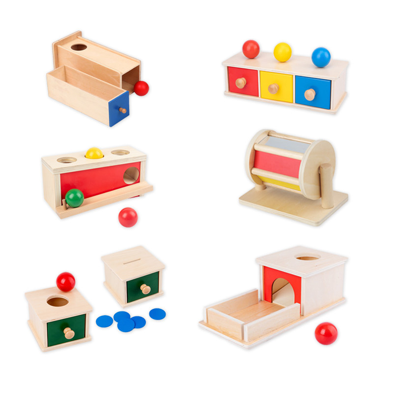 balnore Giochi Montessori 6 9 Mesi, 6 in 1 Sensoriali Giocattoli per