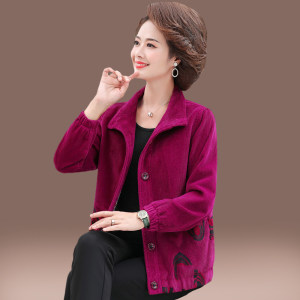 Middle -aged and elderly people with light core puffed jacket Ms. Spring and Autumn New Cotton Cotton Pochok Jacket Mom Plasma Western Character Characters Middle -aged and elderly people with light core puffed jacket Ms. Spring and Autumn New Cotton Cotton Pochok Jacket Mom Plasma Western Character Characters