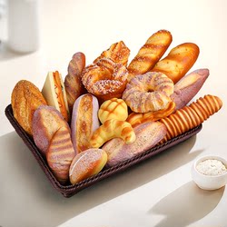 Simulated Bread Model Set, Hamburger, Sandwich, Toast Slices, Food Display Props, Rebound Stress Relief Toy Simulated Bread Model Set, Hamburger, Sandwich, Toast Slices, Food Display Props, Rebound Stress Relief Toy