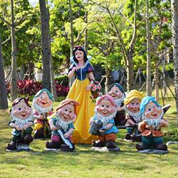 Garden Landscaping, Garden Decoration Ornaments, Fiberglass Snow White, Kindergarten, Shopping Mall, Cartoon Character Sculptures Garden Landscaping, Garden Decoration Ornaments, Fiberglass Snow White, Kindergarten, Shopping Mall, Cartoon Character Sculptures