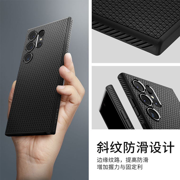 SGP Spigen Liquid Air Airbag 4 Corner Shock Absorbing Anti Slip Though Shockproof High End Premium S24, S24 Plus, S24 Ultra