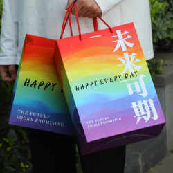 Student Small Gift Bag Graduation High School Entrance Examination College Entrance Examination Birthday Souvenir Children's Day White Cardboard Bag Handbag Student Small Gift Bag Graduation High School Entrance Examination College Entrance Examination Birthday Souvenir Children's Day White Cardboard Bag Handbag