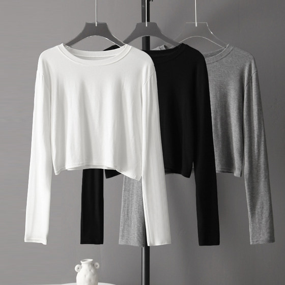 Design-sensing niche front shoulder long-sleeved T-shirt for women in spring, autumn and winter short base shirt loose versatile top shirt
Design-sensing niche front shoulder long-sleeved T-shirt for women in spring, autumn and winter short base shirt loose versatile top shirt