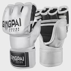 Sanda boxing half-finger boxing gloves female fighting Muay Thai male ufc children training adult professional sandbag gloves mma Sanda boxing half-finger boxing gloves female fighting Muay Thai male ufc children training adult professional sandbag gloves mma