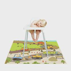 Popular children's game dining chair mat non-slip floor mat high foot mat picnic mat tablecloth anti-dirty waterproof chair mat Popular children's game dining chair mat non-slip floor mat high foot mat picnic mat tablecloth anti-dirty waterproof chair mat