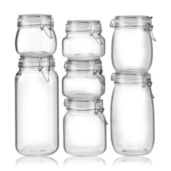 Sealed Glass Food-Grade Jar, Pickle Jar, Honey Jar, Passion Fruit Wine Jar, Empty Bottle, Storage Jar Sealed Glass Food-Grade Jar, Pickle Jar, Honey Jar, Passion Fruit Wine Jar, Empty Bottle, Storage Jar