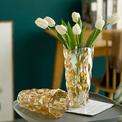 Scandinavian Accessible Luxury Crystal Transparent Glass Vase Living Room Hotel High-End Flower Arrangement Rose Lily Flower Decoration Flower Vessel Scandinavian Accessible Luxury Crystal Transparent Glass Vase Living Room Hotel High-End Flower Arrangement Rose Lily Flower Decoration Flower Vessel