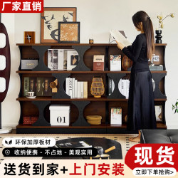 Nordic Medieval Bookcase, Bookshelf, Sideboard Storage, Living Room, French Retro Simple Display Cabinet, High-End Storage Cabinet Integrated Nordic Medieval Bookcase, Bookshelf, Sideboard Storage, Living Room, French Retro Simple Display Cabinet, High-End Storage Cabinet Integrated