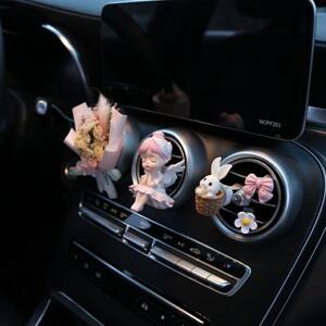 Car creative cute dancing girl air outlet air conditioner aromatherapy clip car perfume fragrance car interior supplies women 
Car creative cute dancing girl air outlet air conditioner aromatherapy clip car perfume fragrance car interior supplies women